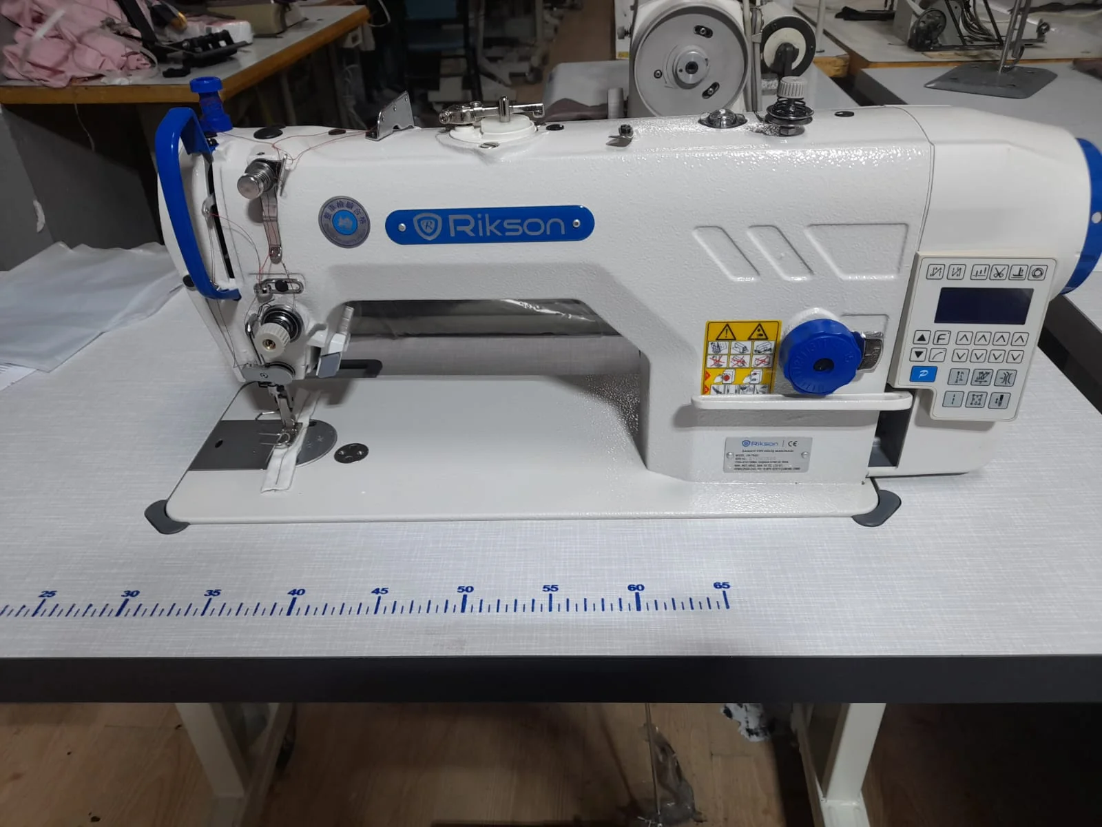 KAMPANYA-Sıfır Rikson kafadan motorlu tam otomatik düz makine 475 DOLAR! - Görsel 2