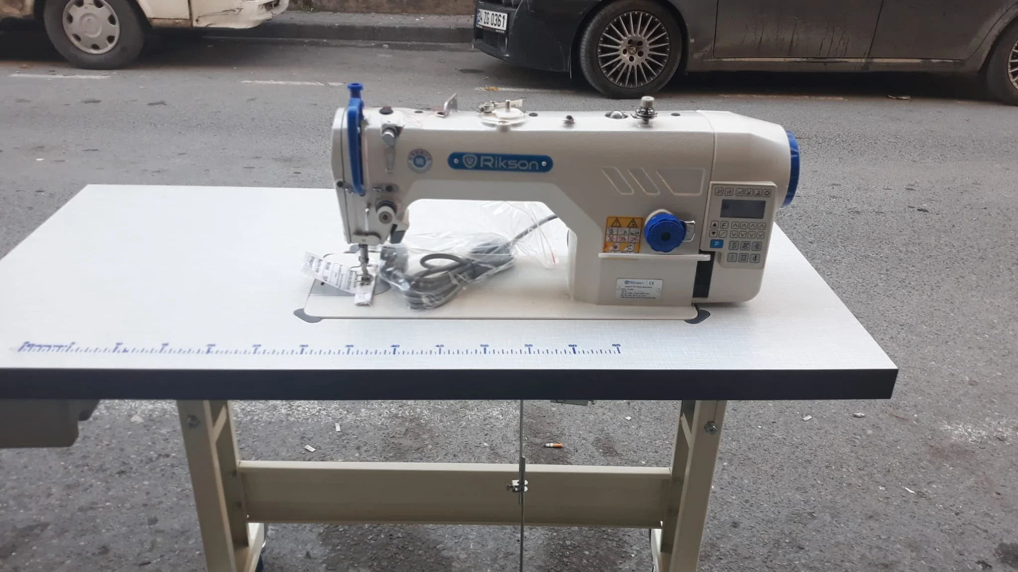 KAMPANYA-Sıfır Rikson kafadan motorlu tam otomatik düz makine 475 DOLAR! - Görsel 5